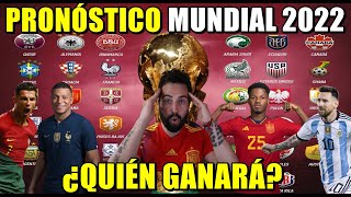 MI PRONÓSTICO MUNDIAL 2022 ¿QUIÉN GANARÁ ANÁLISIS COMPLETO [upl. by Elatsyrc]