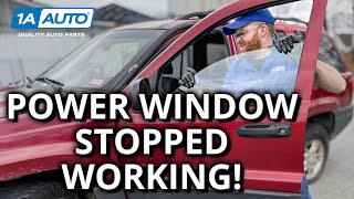 Power Windows Not Working Check for Broken Wires [upl. by Ardnuas404]