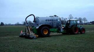 Fendt 30890 Injecteren met Joskin Cobra 9000es [upl. by Lenahs]