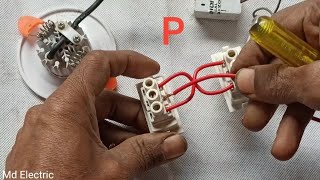 2 Way Switch Wiring 🔥 With Fan Dimmer mdelectric switchwiring twowayswitchconnection [upl. by Disini]