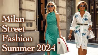 🇮🇹 Italian Street Fashion 2024 The latest fashion trends Beautiful summer outfits [upl. by Ecnarret]