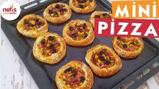 Tereyağlı Mini Pizza  Pizza Tarifleri  Nefis Yemek Tarifleri [upl. by Rosetta292]