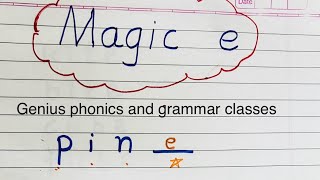 How to teach magic ‘e’  magic ‘e’ rules  tips to teach magic ‘e’ [upl. by Atrim]