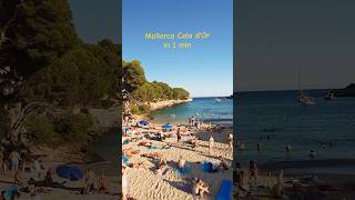 Mallorca cala dOr Spain aerial footage mallorca calador [upl. by Krucik272]