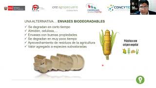 Webinar Desarrollo de envases biodegradables ♻️ a partir de los residuos agroindustriales🌱 [upl. by Suilienroc]