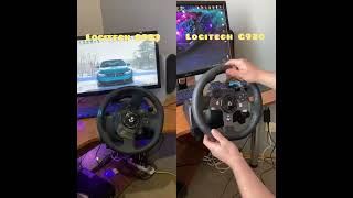 Logitech G920 VS Logitech G923 comparison [upl. by Neimad23]