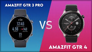 Amazfit GTR 3 Pro vs Amazfit GTR 4 Comparison [upl. by Rezzani]