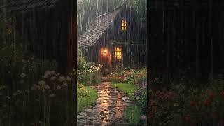 Peaceful Rainfall for Sleep Meditation and Anxiety Relief  Rain Sounds for Sleep shorts [upl. by Nsaj90]