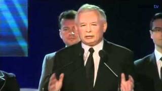 WYBORY 2011 Kaczyński Przyjdzie taki dzień że będziemy mieli Budapeszt [upl. by Lot]