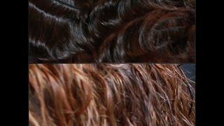 How to dye your hair extensions wigs and weaves at home DIY in minutes [upl. by Bronson169]