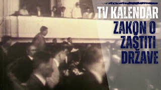 TV kalendar Zakon o zaštiti države [upl. by Naimed858]