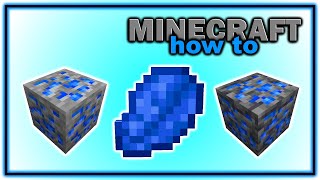 How to Find and Use Lapis Lazuli in Minecraft  Easy Minecraft Tutorial [upl. by Osner]