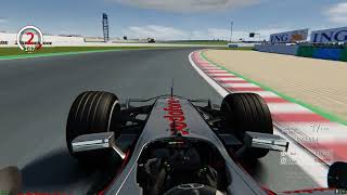 Fernando Alonso hotlap in Magny Cours  Assetto Corsa [upl. by Helbonia]