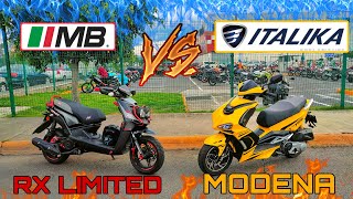 RX LIMITED 175 🔥 VS MODENA 175🔥  CARR3RAS DE LA ☠️  PANACEA BIKERS [upl. by Calandra604]