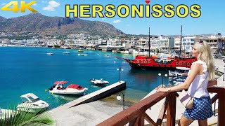 HERSONISSOS CRETE 4K 2020 GREECE [upl. by Tiffi282]