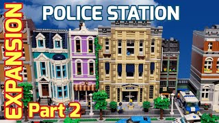 LEGO POLICE STATION Expansion 10278 Part 2 [upl. by Durarte]