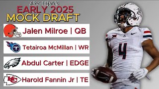 NFL MOCK DRAFT MONDAY  ALL 32 NFL TEAMS [upl. by Pickett]