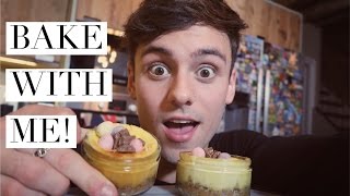 COOKALONG  How to Bake Cheescakes  BakeWithTom  Tom Daley [upl. by Edak154]