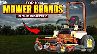 Top 10 Lawn Mower Brands in 2024 [upl. by Baudelaire416]