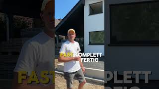 Projekt fast abgeschlossen 🏡einfamilienhaus bauprojekte holzbau hausbau nachhaltigesbauen [upl. by Maidie]