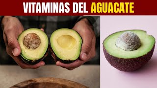 Qué VITAMINAS tiene el AGUACATE 🥑 [upl. by Rella]