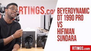 Beyerdynamic DT 1990 Pro Vs HiFiMan Sundara Headphones Review  RTINGScom [upl. by Koal]