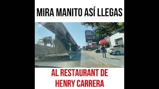 CÓMO LLEGAR A EL RESTAURANTE DE HENRY CARRERA EL JACAL DE MARIMAR [upl. by Chicky874]