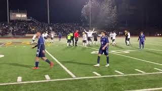 Watsonville celebrates its 12th CCS soccer title after beating No 1 Branham [upl. by Lerej]