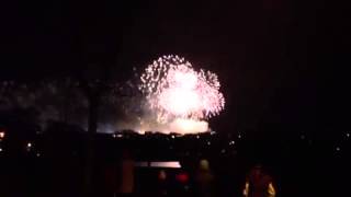 Edinburgh Fireworks from Inverleith Park [upl. by Elyssa]