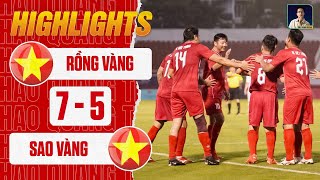 HIGHLIGHTS  TRẬN GIAO HỮU THẾ HỆ VÀNG CỦA BÓNG ĐÁ VIỆT NAM SIÊU PHẨM LIÊN TIẾP XUẤT HIỆN [upl. by Nahrut]