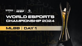 🔴 LIVE  IESF WEC 2024  MLBB DAY 1  Bahasa Melayu [upl. by Marks]