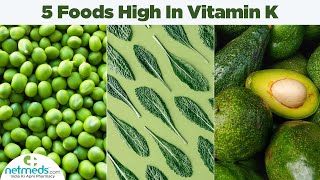 5 Foods Rich In Vitamin K Shorts [upl. by Cailean57]