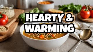 Best Lentil Soup Recipe Hearty amp Vegan [upl. by Aman]