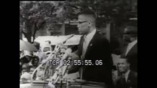 Archive Malcolm X at Harlem Rally 1960 [upl. by Michaela783]