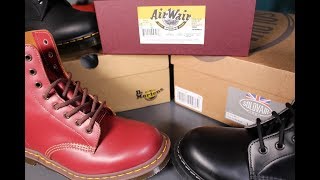 DR MARTENS Vs SOLOVAIR Which are better DMquotMade In EnglandquotDMquotHardlifequotampSolovairquot8 Eye Derbyquot [upl. by Afital453]