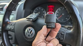 ✅👉 How to Reprogram a second hand remote control for VW golf 2009 HLO 1K0 959 753 G Quick and cheap [upl. by Ettenaj523]