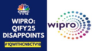 Wipro Q1 Disappoints As Cons Currency Revenue Slips 1 QoQ Stock Slumps In Trade  CNBC TV18 [upl. by Elohcim]