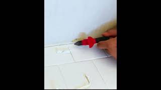 How to remove caulk easily using  Allway Caulk Tool [upl. by Ardnusal]