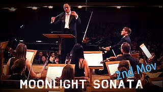 Beethoven  Moonlight Sonata 2nd Movement  Piano amp Orchestra [upl. by Camala]