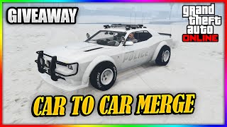 GTA 5 CAR TO CAR MERGE GLITCH AFTER PATCH 168 F1BENNYS WHEELS ON ANY CAR XBOXPSN [upl. by Carolle184]