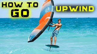 How to go Up Wind  WING FOIL [upl. by Cida756]