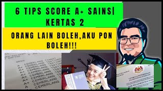 TEKNIK MENJAWAB SAINS SPM  KERTAS 2 MUDAHNYA SAINS SCORE A [upl. by Yoshi264]