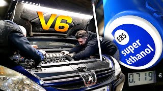 Installation BOITIER e85  ROULER avec un V6 pour PAS CHER [upl. by Demy]