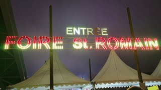 Foire saint Romain Rouen édition 2024 🎡🎠🎉 [upl. by Hiltan]