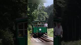 Achenseebahn Einfahrt in Eben shorts [upl. by Ankney]