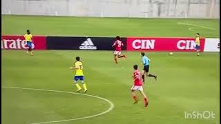 Francisco Costa  Nacional sub17  1 divisão SL Benfica vs Estoril  19022023 [upl. by Fira]