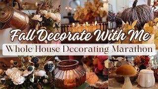 Fall Decorating Ideas 2024  Whole House Decorate With Me  Cottage Style Fall Home Decor [upl. by Elamef281]