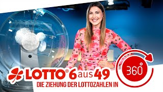 Die Ziehung der Lottozahlen vom 14022024 in 360 Grad [upl. by Ira]