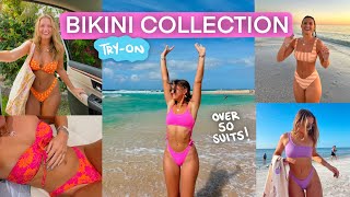 huge bikini try on collection 2023 discount codes sizing fit [upl. by Terra]