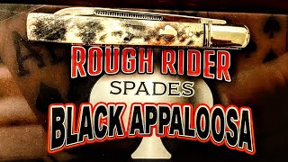 Rough Ryder Black Appaloosa Spades Dr Knife RR2484 [upl. by Euqitsym]